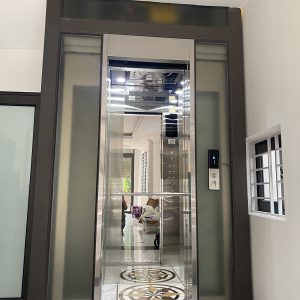 Thang máy vách kính gia đình tiêu chuẩn