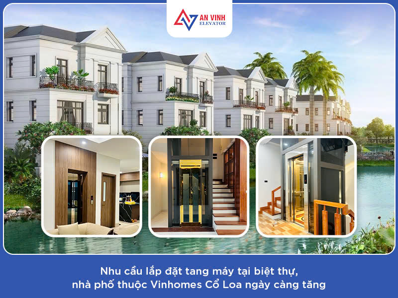 Thang máy gia đình Vinhomes Cổ Loa