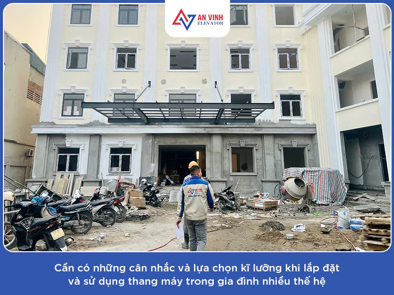 Gia đình nhiều thế hệ sử dụng thang máy cần lưu ý điều gì?