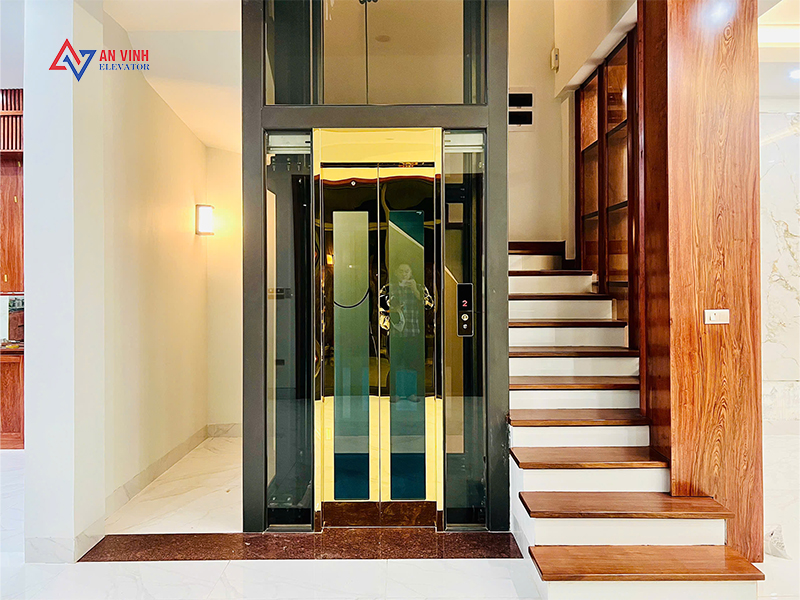 Thang máy An Vinh có tiêu chuẩn cao về thẩm mỹ nội thất