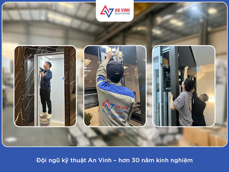 Đội ngũ kỹ thuật An Vinh với hơn 30 năm kinh nghiệm