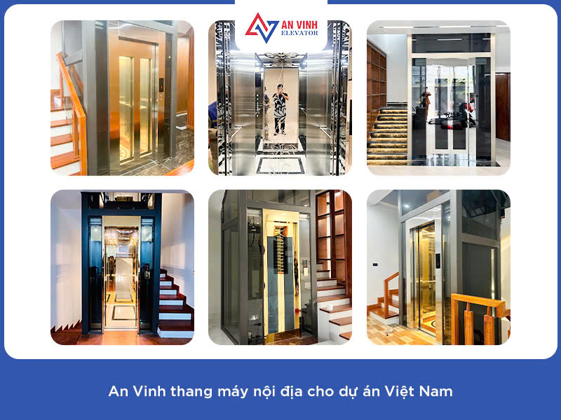 Thang máy nội địa An Vinh cho dự án Việt Nam