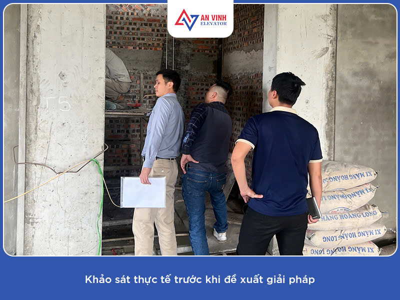 An Vinh khảo sát thực tế trước khi đề xuất giải pháp