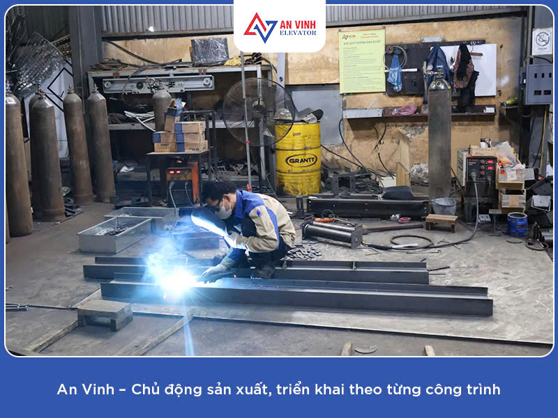 An Vinh chủ động sản xuất, triển khai theo từng công trình