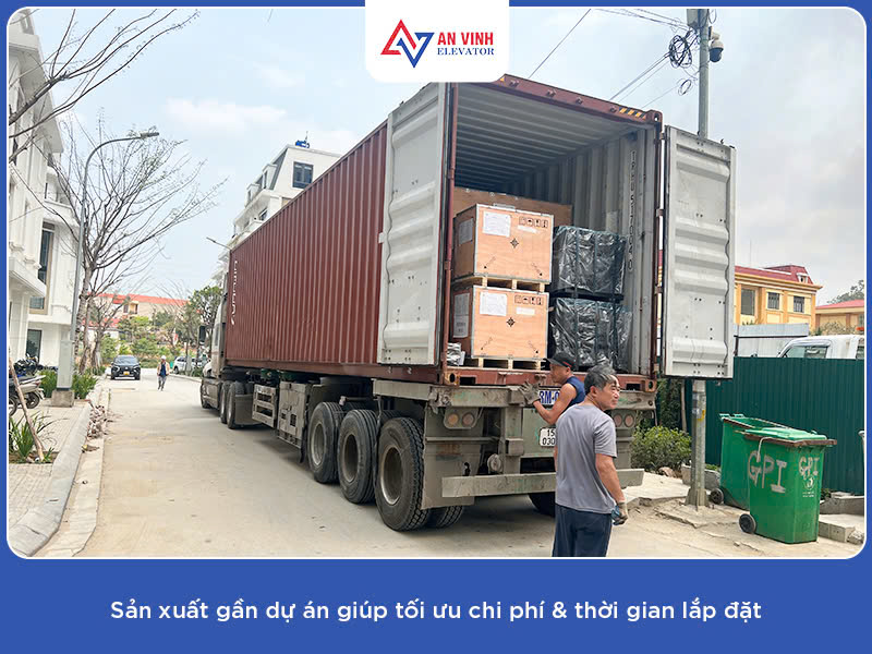 Sản xuất gần dự án giúp tối ưu chi phí và thời gian lắp đặt thang máy