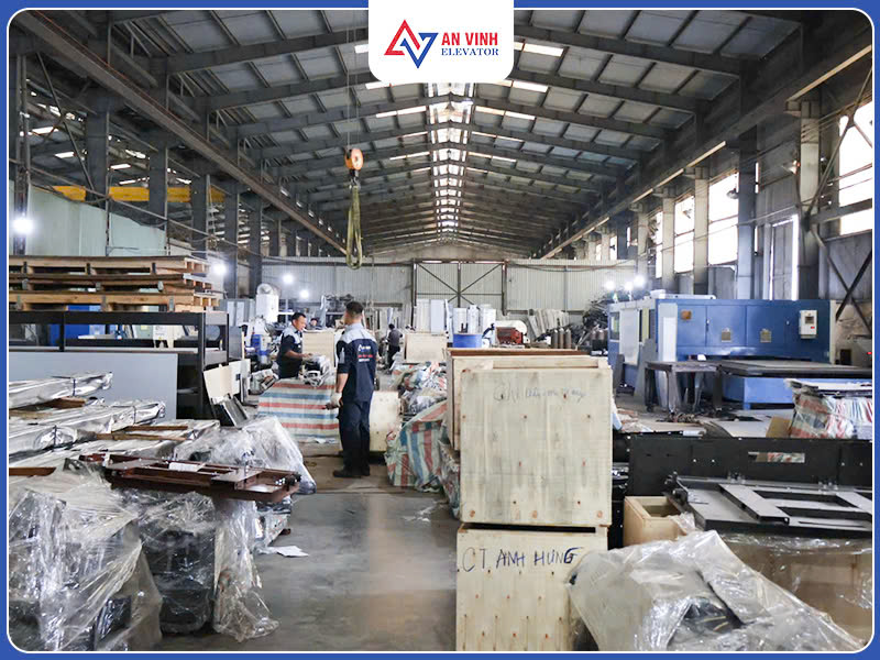 Xưởng sản xuất Thang Máy An Vinh
