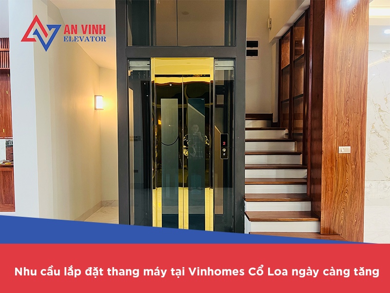 Xu hướng lắp đặt thang máy tại Vinhomes Cổ Loa ngày càng tăng