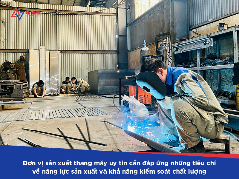 Đơn vị sản xuất thang máy uy tín