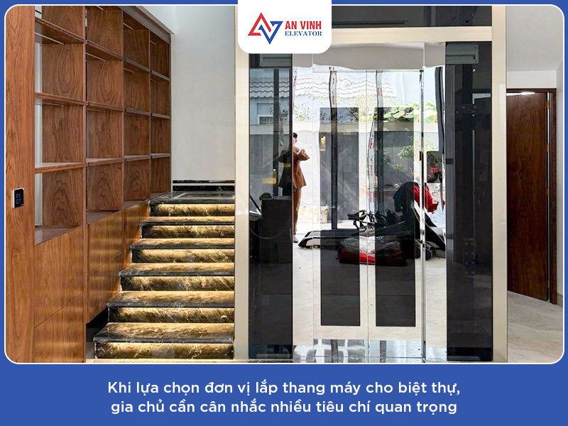 Kinh nghiệm lựa chọn đơn vị lắp thang máy cho biệt thự tại Vinhomes Cổ Loa
