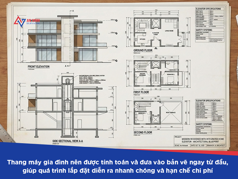Lắp thang máy gia đình