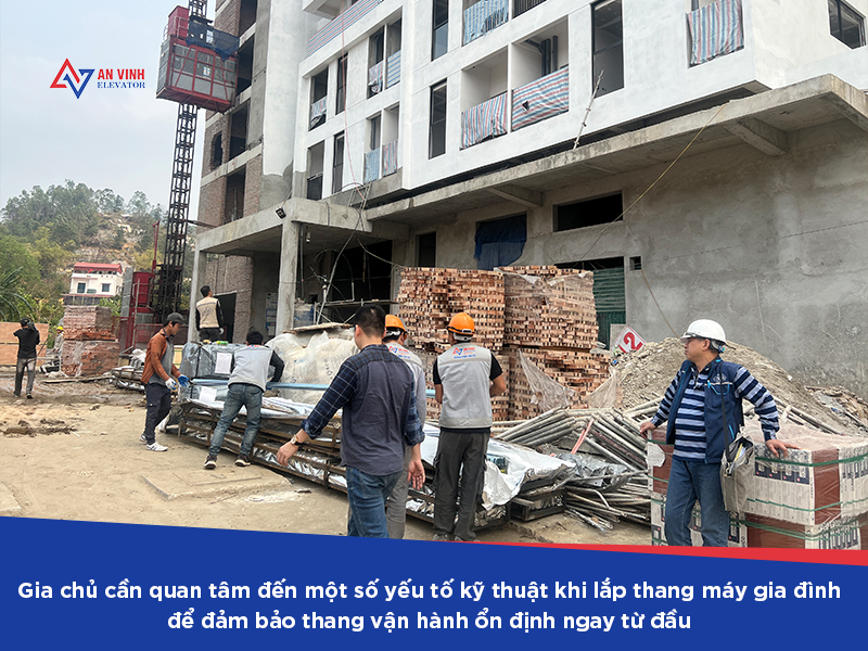 Lắp thang máy gia đình