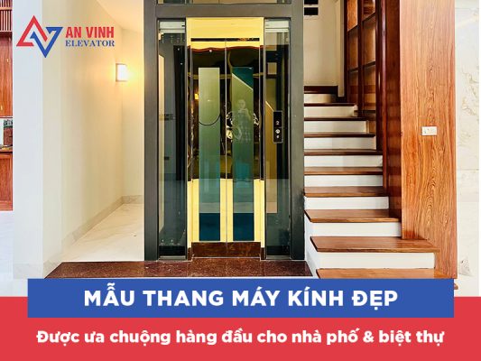 Mẫu thang máy kính