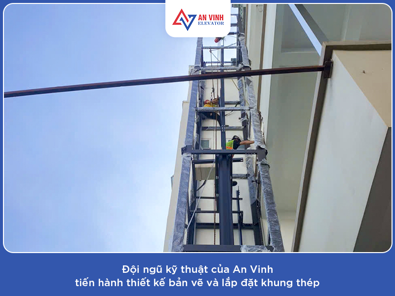 Lắp đặt khung thép