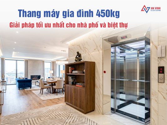 Thang máy gia đình 450kg