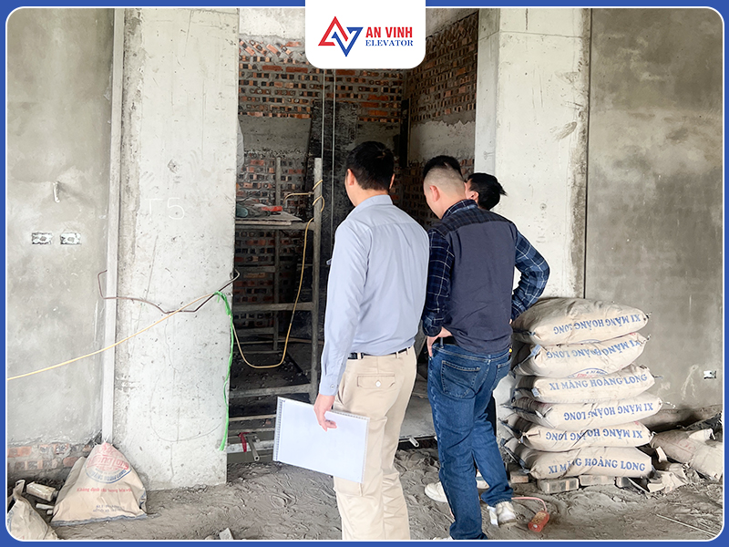 Thời gian thi công thang máy gia đình bao lâu?